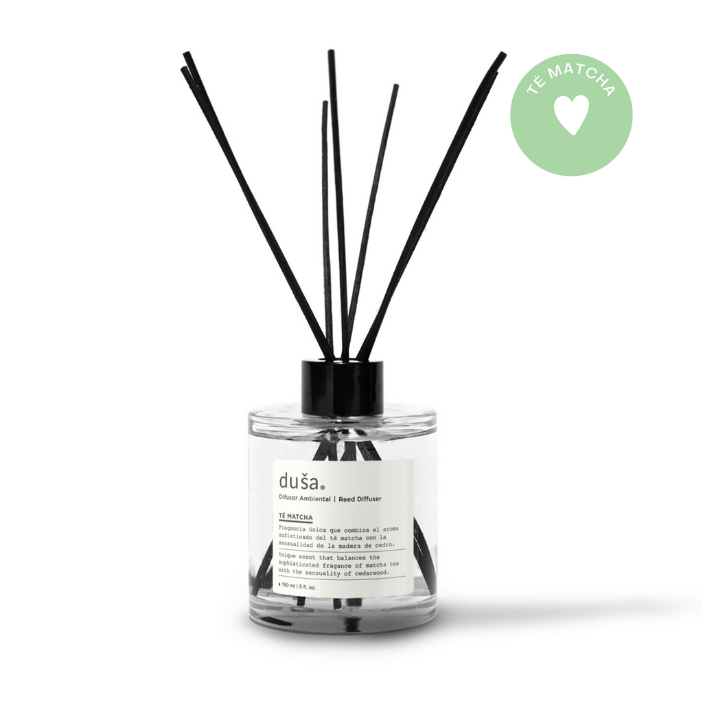 Té Matcha - Difusor de Varillas  | Difusor Ambiental Para el Hogar y la Oficina | Difusor de Aromas y Ambientadores - 150 ml